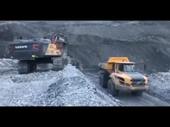 Gebrauchtes Volvo 750DL Bagger Gräbermaschine Gebrauchtes Volvo Bagger zum Verkauf